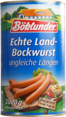 Produktbild von Böklunder Echte Land-Bockwurst 3kg
