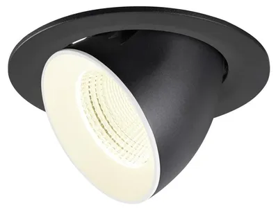 Productafbeelding van Inbouwspot Numinos Gimble L zwart/wit 4000K - 55gr