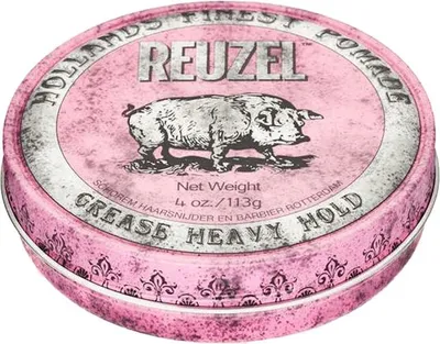 Zdjęcie produktu dla Reuzel, Pink, Hair Styling Pomade, For Shine, Strong Hold, 113 g
