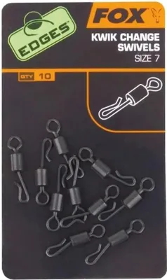 Obrázek produktu pro Fox Obratlík Edges kwik change swivels 7 10ks