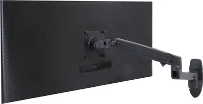 Produktbild von Ergotron LX - Befestigungskit (Gelenkarm, Erweiterungsadapter, Wandhalterung) - für LCD-Display - mattschwarz - Bildschirmgröße: bis zu 86,4 cm (bis zu 34 Zoll) - Wandmontage