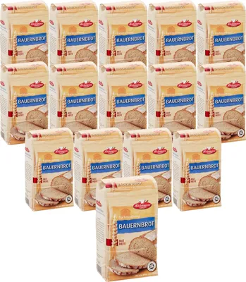 Produktbild von BIELMEIER Brotbackmischung Bauernbrot 15 Stück á 500 g Küchenmeister