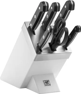 Produktbild von ZWILLING Gourmet Selbstschärfender Messerblock mit Messer 7-teilig, Rostfreier S
