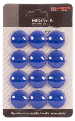 Obrázok produktu pre Sada 12 modrých magnetov