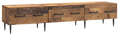 Image de Meuble TV Bois ancien 147 x 34,5 x 30 cm Bois d'ingénierie