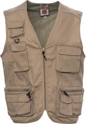 Produktbild von PAYPER Weste POCKET – funktionale Arbeitsweste mit vielen Taschen, robust, leicht, für Handwerk, Logistik, Outdoor khaki L