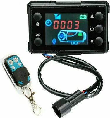 Produktbild von 12V LCD Monitor Schalter + Fernbedienung Für 2-5KW Air Diesel Heizung Standheizung