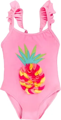 Produktbild von Einteiliger Badeanzug Ananas für Mädchen 104-110 YOCLUB