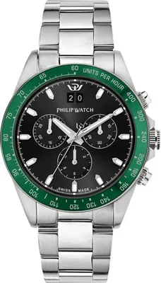 Produktbild von Philip Watch Herrenuhr R8273607010 Schwarz