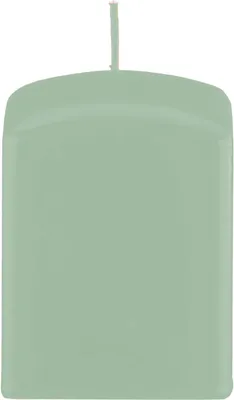 Produktbild von 4 quadratische Kerzen, Quader Kerzen Seemoos Seafoam 20 x 6/6 cm