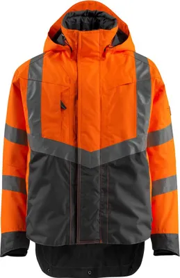 Produktbild von Mascot SAFE SUPREME Warnschutz Hard Shell Jacke Harlow 15501-231 Gr. 2XL hi-vis orange/dunkelanthrazit