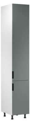 Produktbild von Hoher Küchenschrank SALERNO – Breite 40 cm, weiß/grün