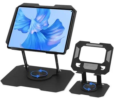 Zdjęcie produktu dla Uchwyt na tablet, obrotowy i regulowany, idealny do biurka