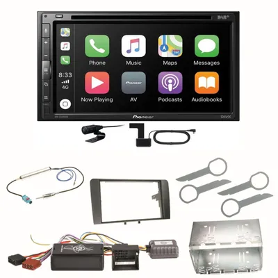 Produktbild von Pioneer AVH-Z5200DAB Android Auto Carplay Bluetooth Einbauset für Audi A3 8P 8PA