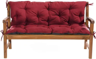 Produktbild von Gartenbankauflage Bordeaux 180x60x50 Bankauflage Bankkissen Sitzkissen Sitzpolster Auflage Sitzbank Sitzkissen Mayaadi Home