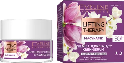 Zdjęcie produktu dla Eveline Lifting Therapy 50+ Niacynamid Krem-Serum Do Twarzy 50 Ml