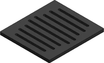 Produktbild von Kaminrost / Ascherost 205x185x15mm passend für Oranier**