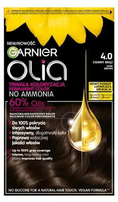 Produktbild von Garnier Olia Farba do włosów 4.0 Ciemny Brąz