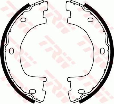 Produktbild von Trw Bremsbackensatz, Feststellbremse Hinterachse GS8777