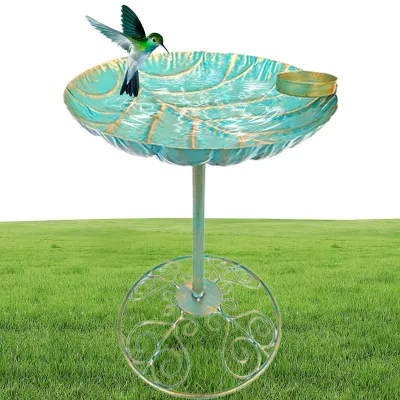 Productafbeelding van Antiek Metaal Vogelbad voor Tuin en Balkon