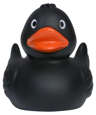 Produktbild von Mbw - "Schnabels" Ente-Quietschspielzeug LT3767 (75 mm) (Schwarz)