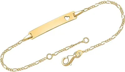 Produktbild von Armband vergoldet Herz ID1011-G (Länge: 19cm)