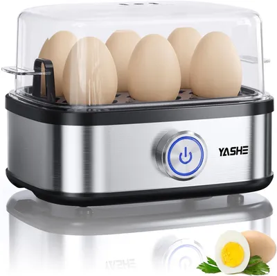Produktbild von YASHE Eierkocher ZDQ-603A, 6 Eier, 400 W, Edelstahl