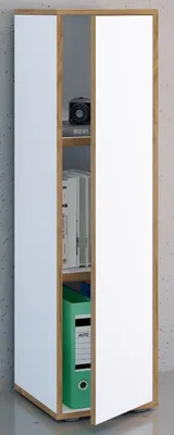 Produktbild von VCM Holz Büroschrank Ordner Aktenschrank Büromöbel Schrank Salia 3-fach Breite 30 cm Drehtür