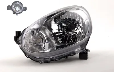 Produktbild von Scheinwerfer passend für Nissan Micra K13 05/2010-05/2013 H4 Li. + Nebel 260601HB0A 260601HB0B 260601HB0C 260651HB0A 260651HB0B 8200002 Johns