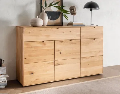 Produktbild von Sideboard 149x91cm "Kent" Wildeiche massiv