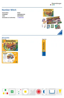 Produktbild von Zahlen-Hexe Ravensburger 00132