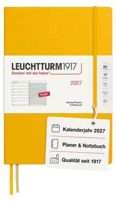 Produktbild von LEUCHTTURM1917 Wochenkalender 2027 Composition (B5) mit Notizbuch, liniert - Ter