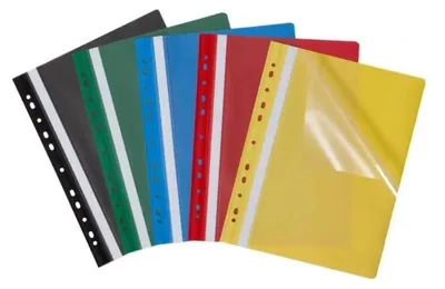 Productafbeelding van Budgetmap PP A4 met perforatie, grijs (25 stuks) - Bantex