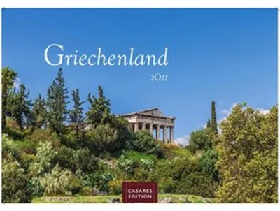 Obrázok produktu pre Griechenland Kalender 2027 - Wandkalender | Fotokalender Griechenland 24x35 cm - Traumhafte Aussichten Griechenlands - . mit beeindruckenden Fotos