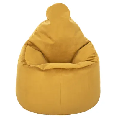 Produktbild von Loft 25 Sitzsack für Erwachsene – Samt Sitzsack mit Komfortfüllung – Bequemer Gaming Sitzsessel für Wohnzimmer und Innenbereich