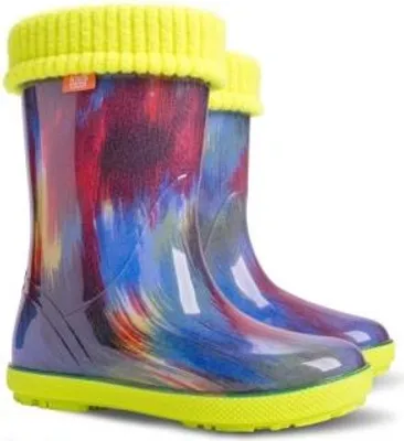 Produktbild von DEMAR Kinder HAWAI LUX Jungen Mädchen Thermostiefel Gummistiefel gefüttert Größe: 22/23, Herstellerfarbe: Mehrfarbig
