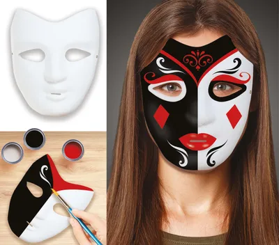 Immagine prodotto di Maschera Bianca Per La Pittura