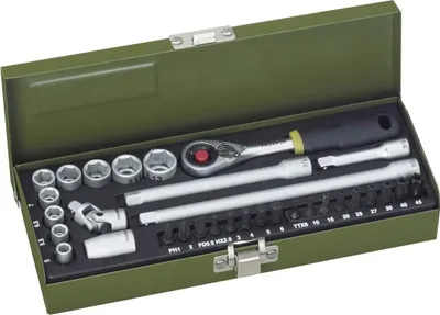 Produktbild von Proxxon Industrial Bits Metric 1/4 (6.3 mm) 32-piece 23078