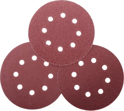 Image de Disques abrasifs auto-agrippants Proline perforés, 125 mm, lot de 5, grain 180 (49146)