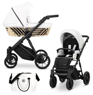 Produktbild von Kinderwagen Kunert Ivento Glam 2in1 – Farbe: Weißperlmutt