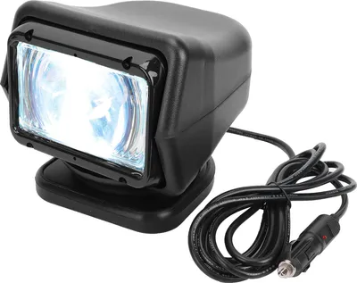 Immagine prodotto di 12/24V 55W Spot Light HID Telecomando Searchlight Angolo regolabile impermeabile per esterniNero