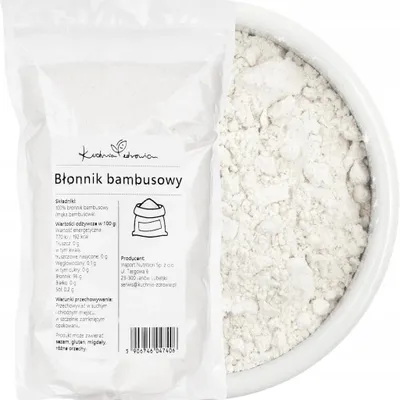 Produktbild von Bambusfaser Pulver Bambusmehl Keto Low Carb Ballaststoffe Backen Küche