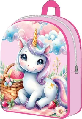 Produktbild von Einhorn Rucksack Kinder – Clouds Tasche 30cm Regenbogen