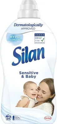 Image de Silan Sensitive & Baby adoucissants, 1100 ml