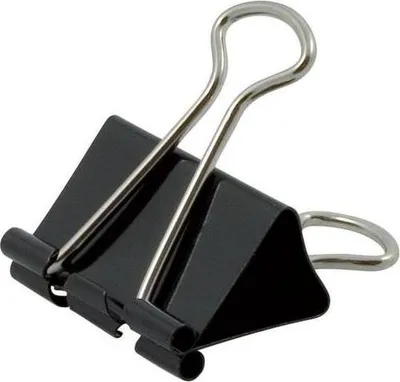 Obrázok produktu pre Pružinové kancelárske spinky OFFICE PRODUCTS, 19 mm, 12 kusov, čierne