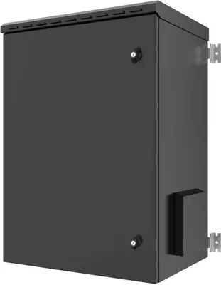 Produktbild von LOGON RWMIP55W16U45B, Wandmontiertes Regal, 16U, Schwarz