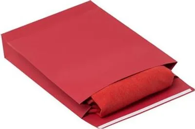 Produktbild von Kartonumschläge 230 x 320 x 60 mm Rot 220 g 10 Stück