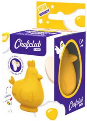 Produktbild von Praktischer gelber Silikon Eiertrenner für Kinder mit Saugmechanismus, leicht zu bedienen