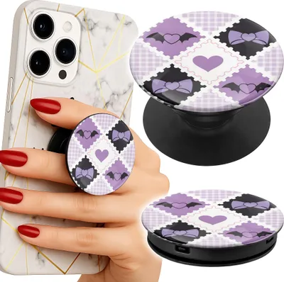 Zdjęcie produktu dla Uchwyt Do Telefonu Popsocket Na Palce/Stojak Modne Serca Kokardki Kokarda