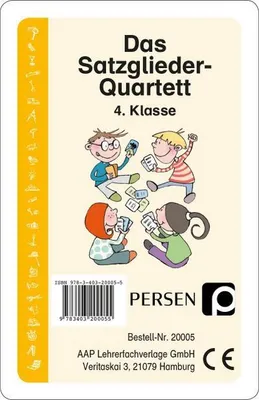 Obrázek produktu pro Das Satzglieder-Quartett (Kartenspiel)